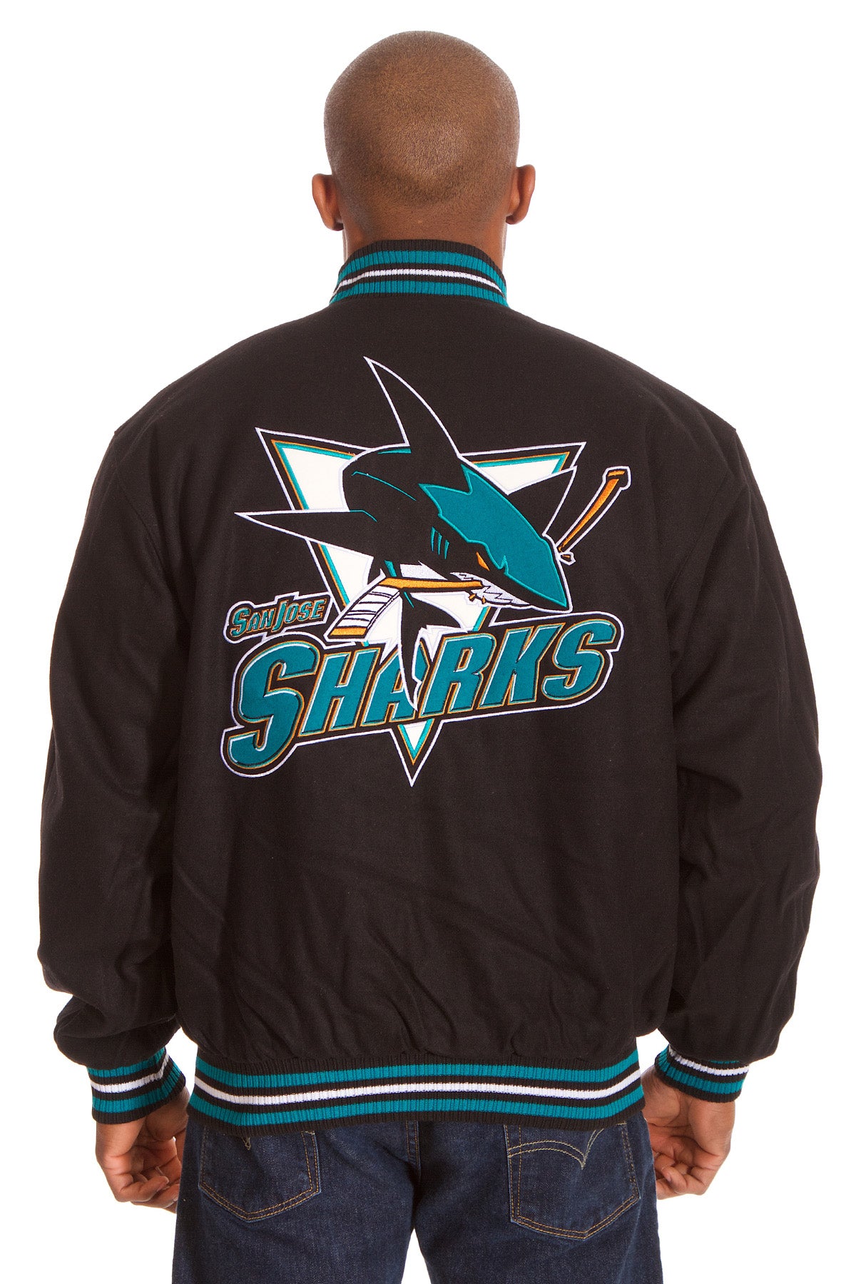 San Jose Sharks Reversible Wool Jacket
