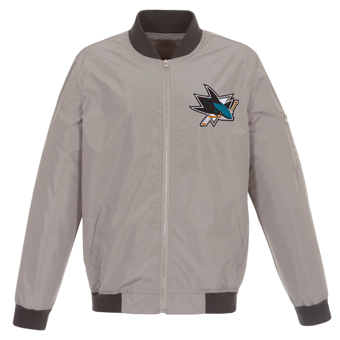 San Jose Sharks Nylon Bomber Jacket