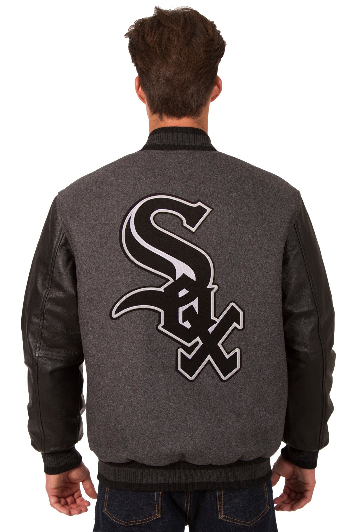 Chicago White Sox Reversible Wool and Leather Jacket