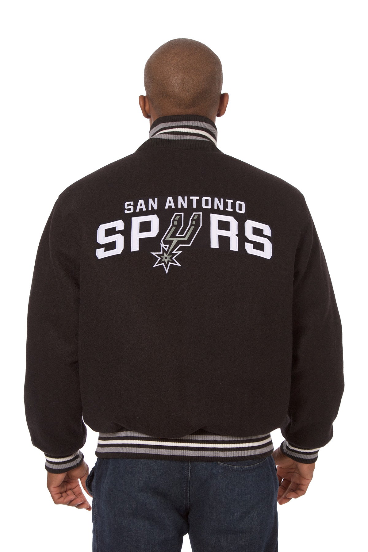 San Antonio Spurs Embroidered Wool Jacket