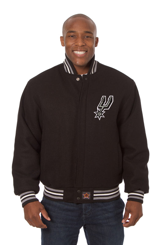 San Antonio Spurs Embroidered Wool Jacket