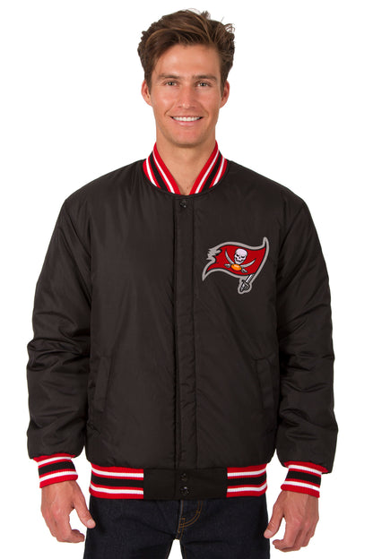 Tampa Bay Buccaneers All-Wool Reversible Jacket (Front Logos Only)