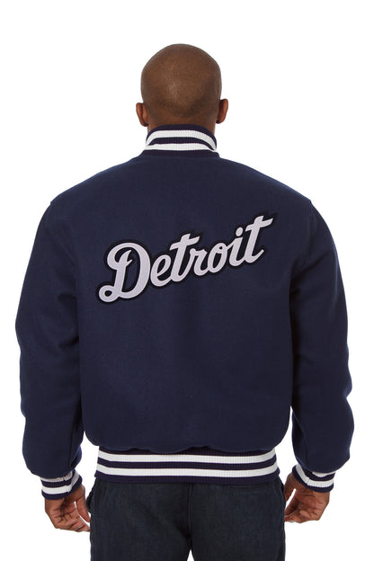 Detroit Tigers Embroidered Wool Jacket