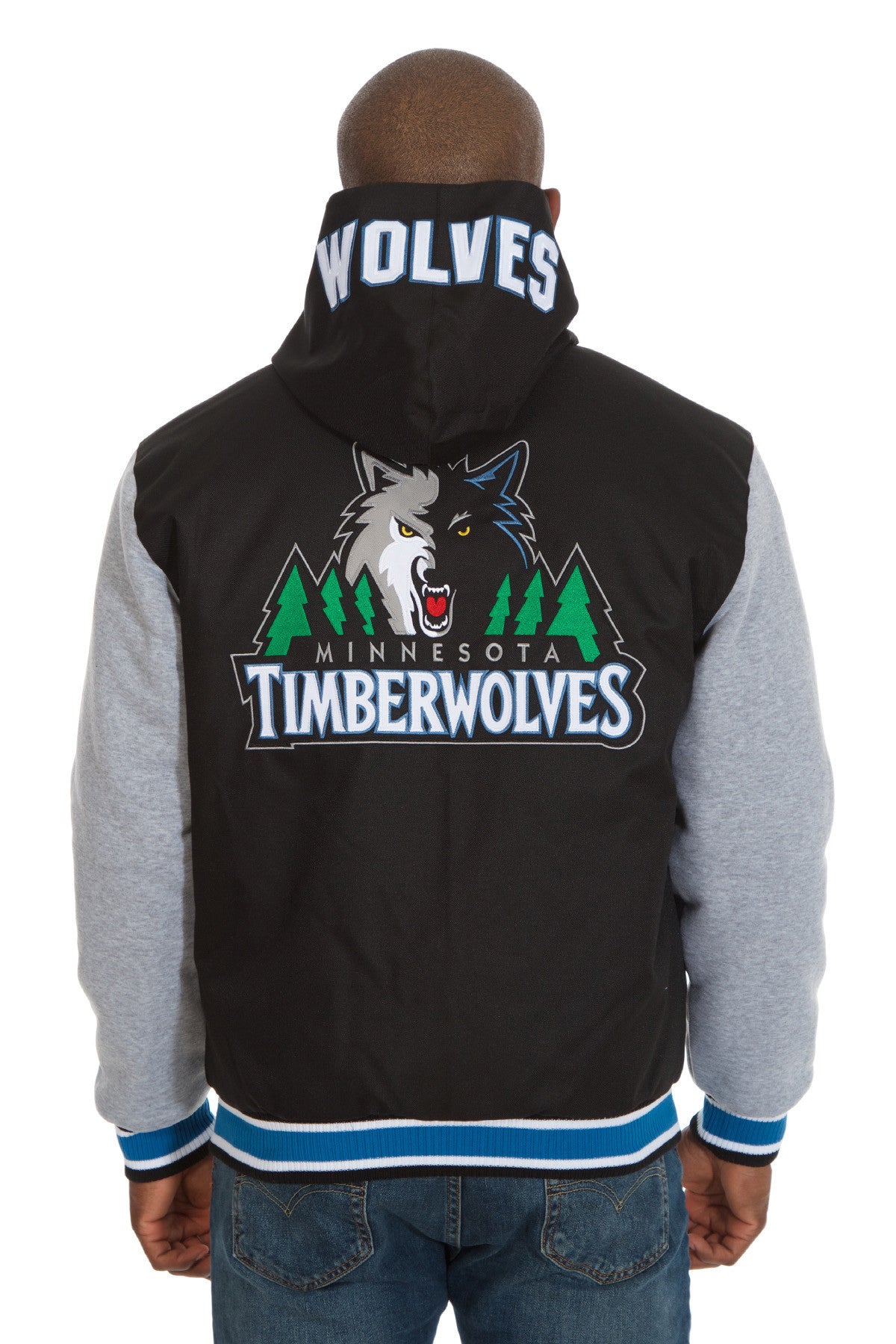 Minnesota Timberwolves Reversible Poly-Twill Jacket