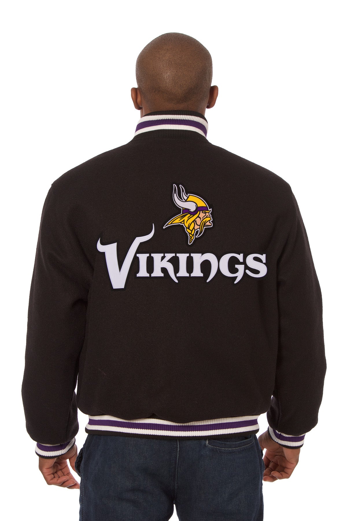 Minnesota Vikings Embroidered Wool Jacket