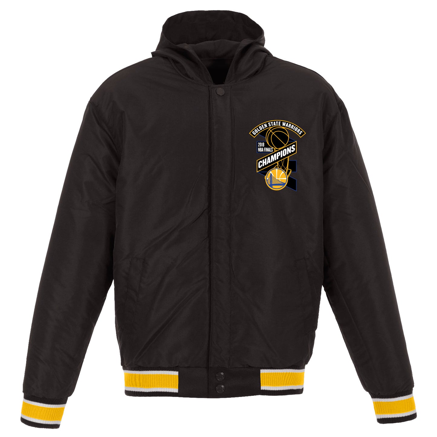 Golden State Warriors Championship Reversible Poly-Twill Jacket