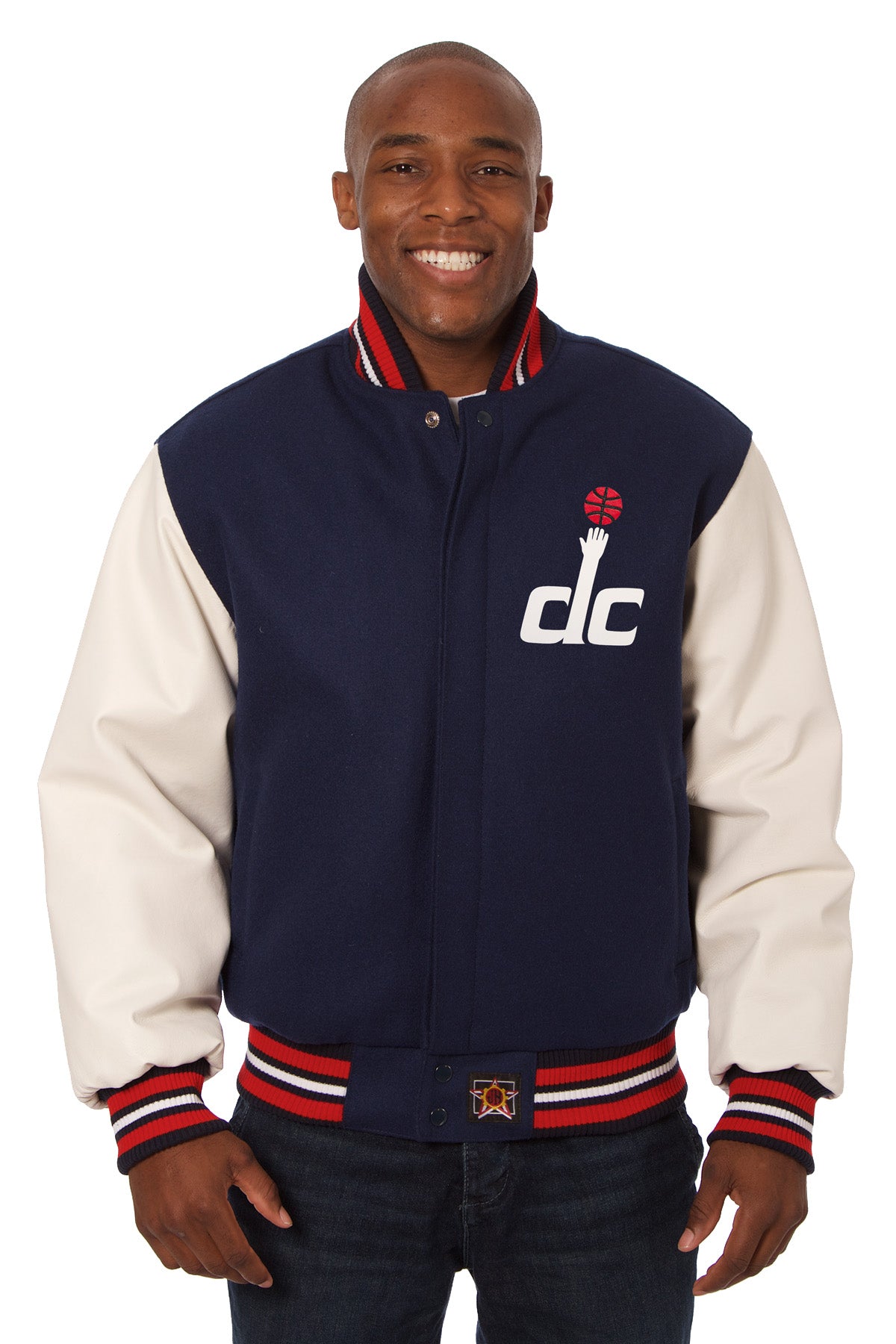Washington Wizards Domestic Wool and Leather Jacket