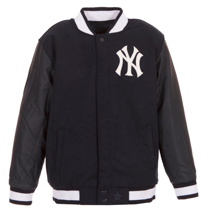 New York Yankees Kid's Reversible Poly-Melton Jacket
