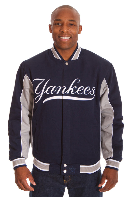New York Yankees Reversible Twill Jacket