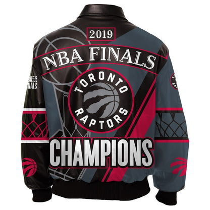 Toronto Raptors 2019 Championship All-Leather Jacket