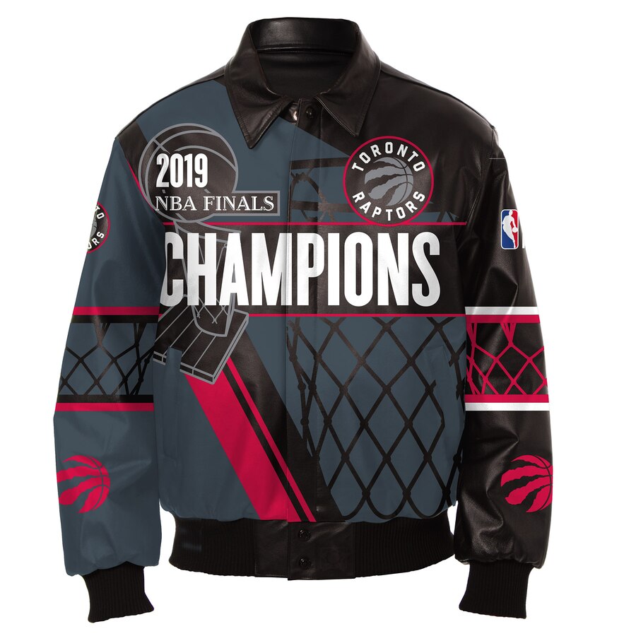Toronto Raptors 2019 Championship All-Leather Jacket